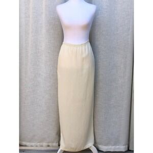 Long off White summer maxi skirt by G.S.C.